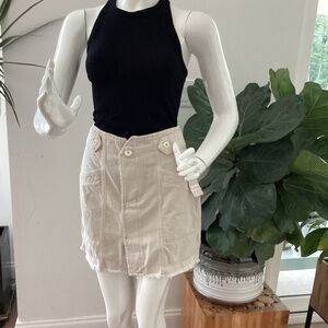 NWT FREE PEOPLE TAN SKIRT SZ 8